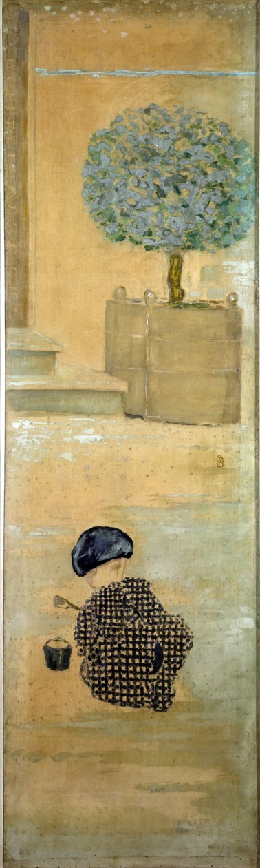 Barnet med ett sandslott, eller barnet med en hink, 1894 av Pierre Bonnard