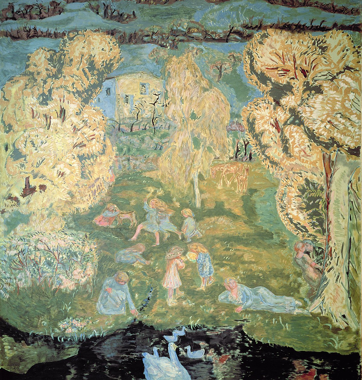 Vårens första dagar på landsbygden, 1912 av Pierre Bonnard