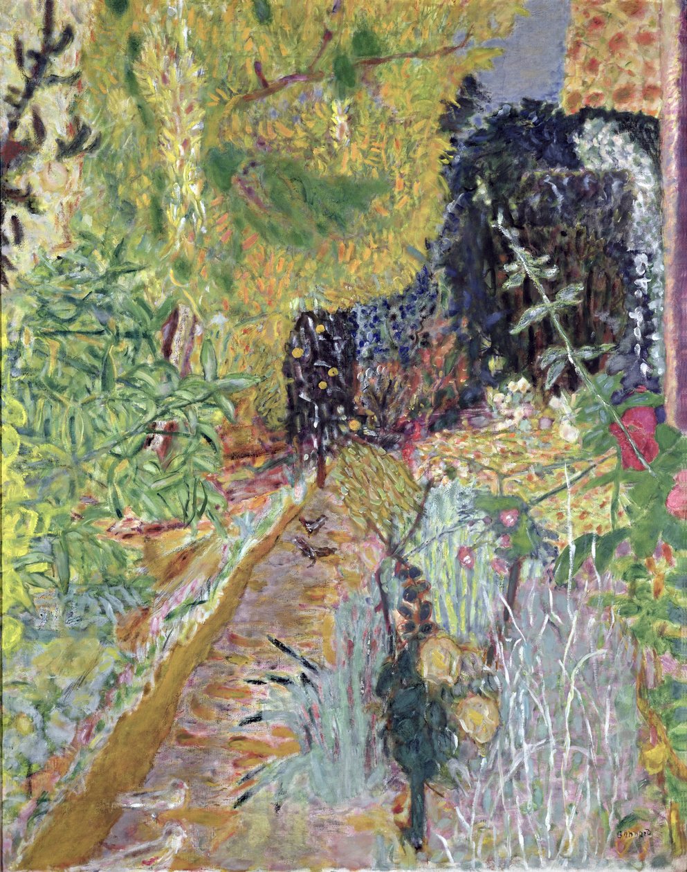 The Garden, ca 1936 (olja på duk) av Pierre Bonnard