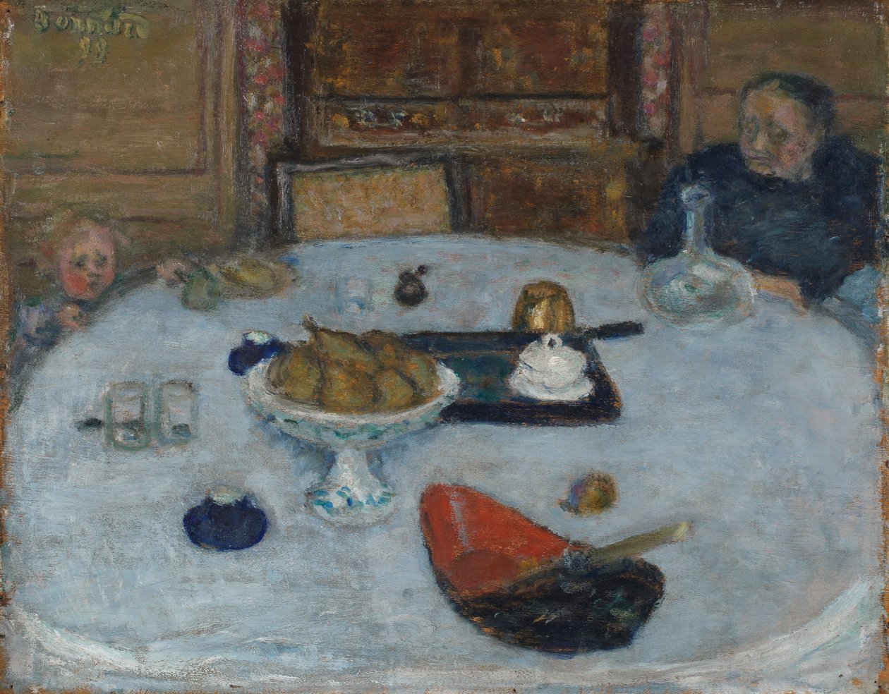 Måltiden, 1899 av Pierre Bonnard