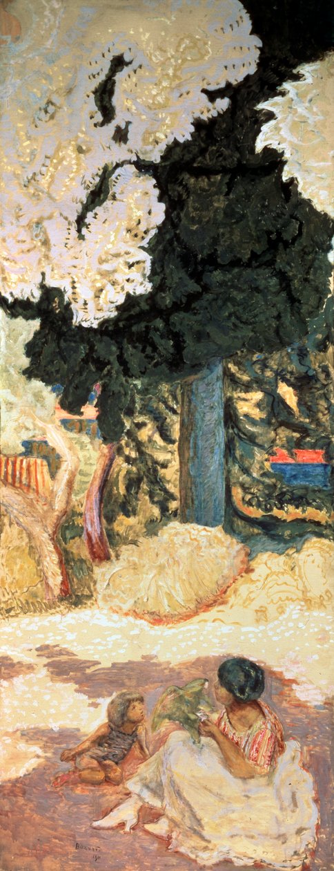 Medelhavet, triptyk, högra sidopanelen, 1911. av Pierre Bonnard