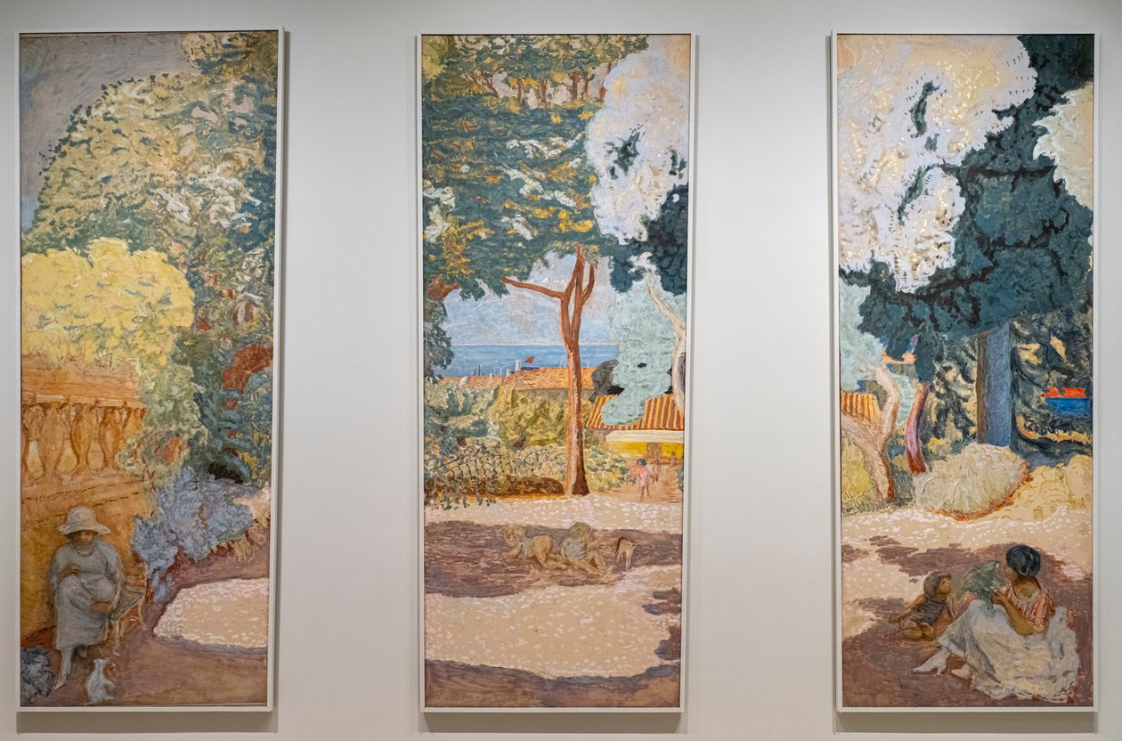 Medelhavet. Triptyk. Studera i Saint-Tropez av Pierre Bonnard