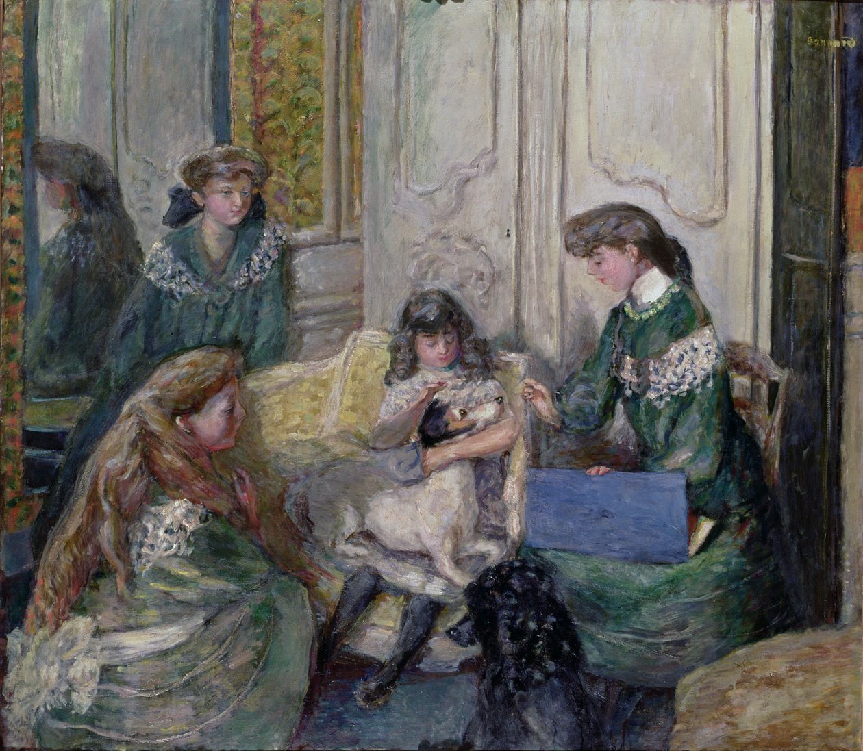 Natansonflickorna, 1906-10 av Pierre Bonnard