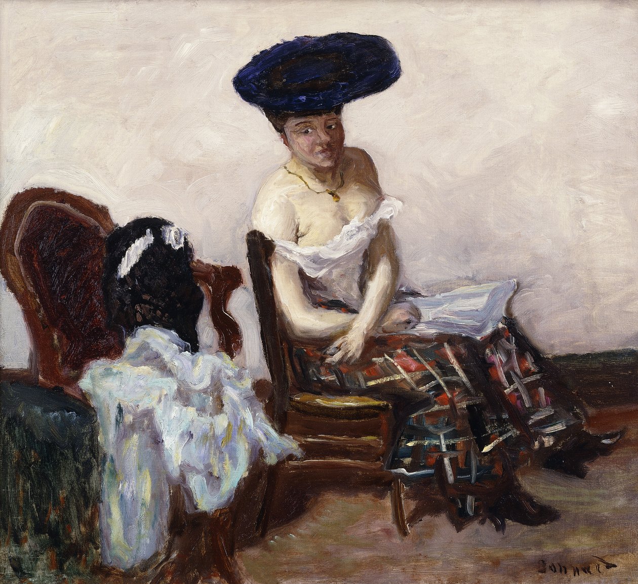 Den skotska underkjolen; Den skotska underkjolen av Pierre Bonnard