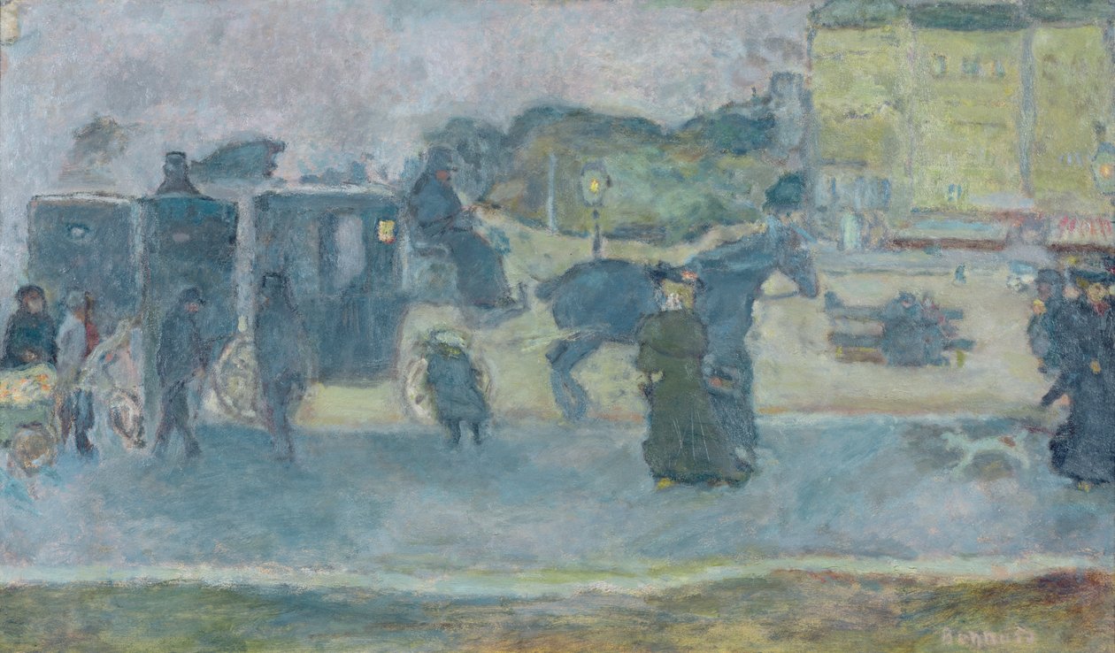 De två Hackney Cabs av Pierre Bonnard