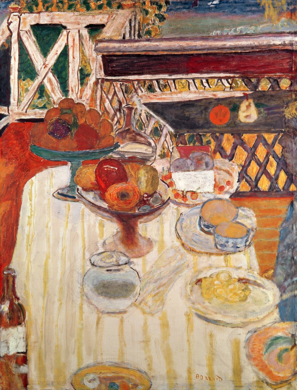 Den vita duken av Pierre Bonnard