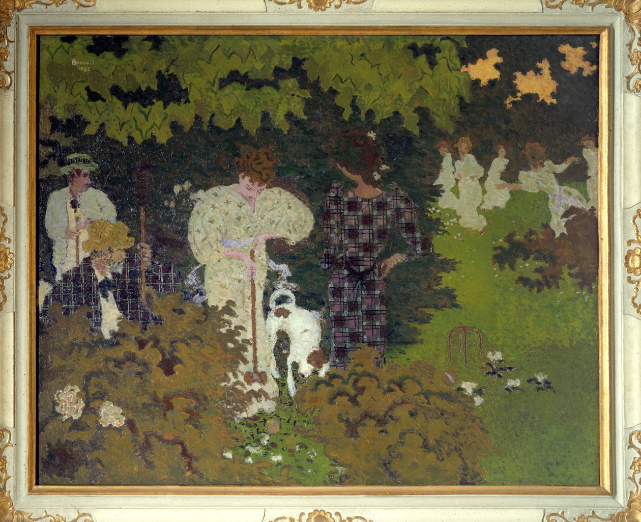 Twilight eller Croquet Party av Pierre Bonnard