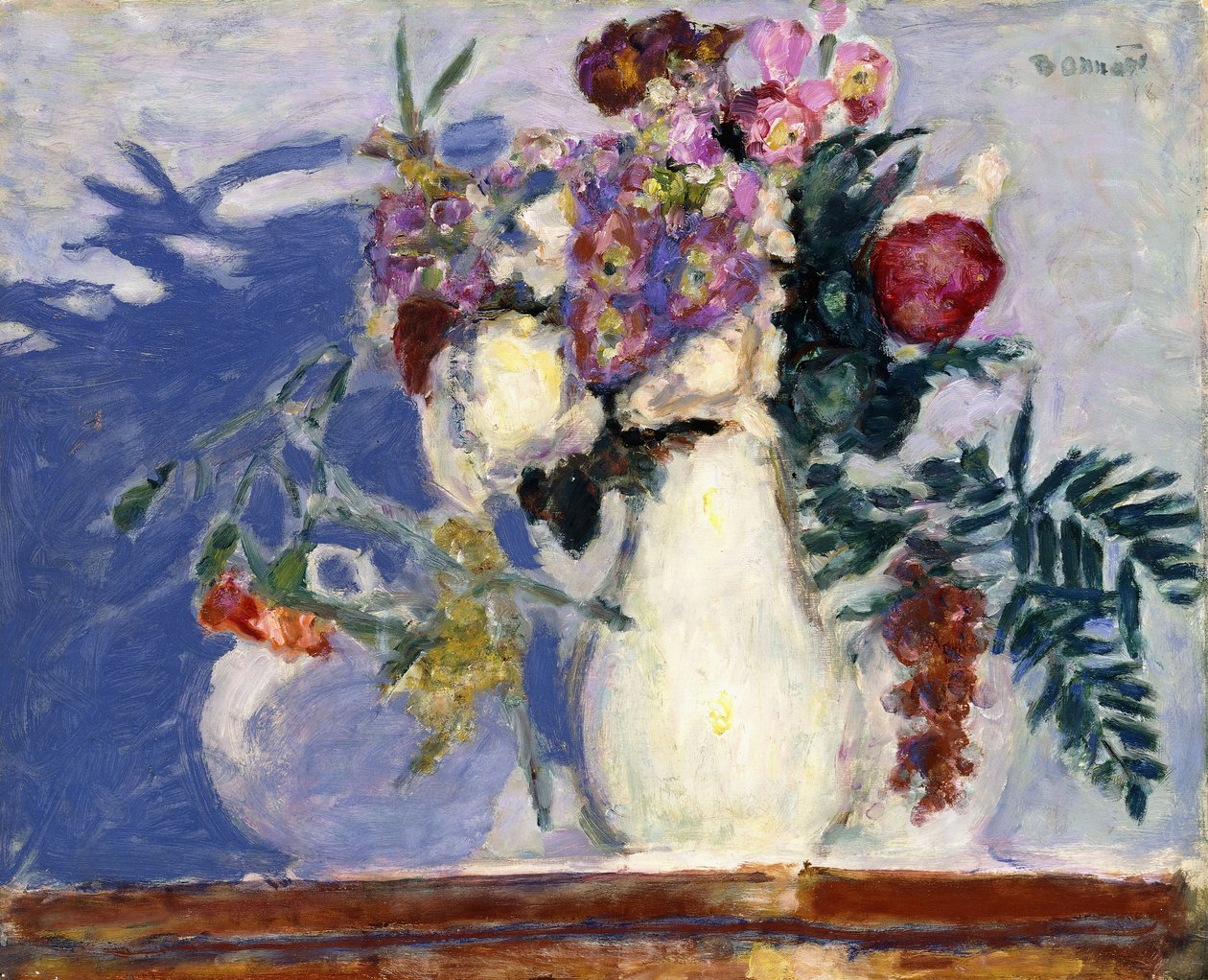 Vas med blommor av Pierre Bonnard