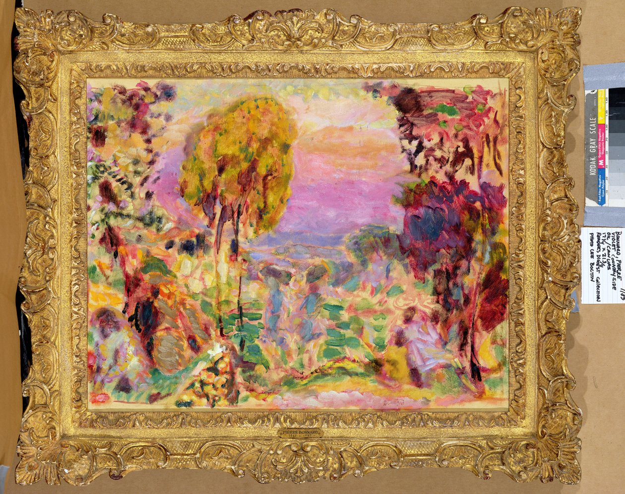 Violett landsbygd av Pierre Bonnard