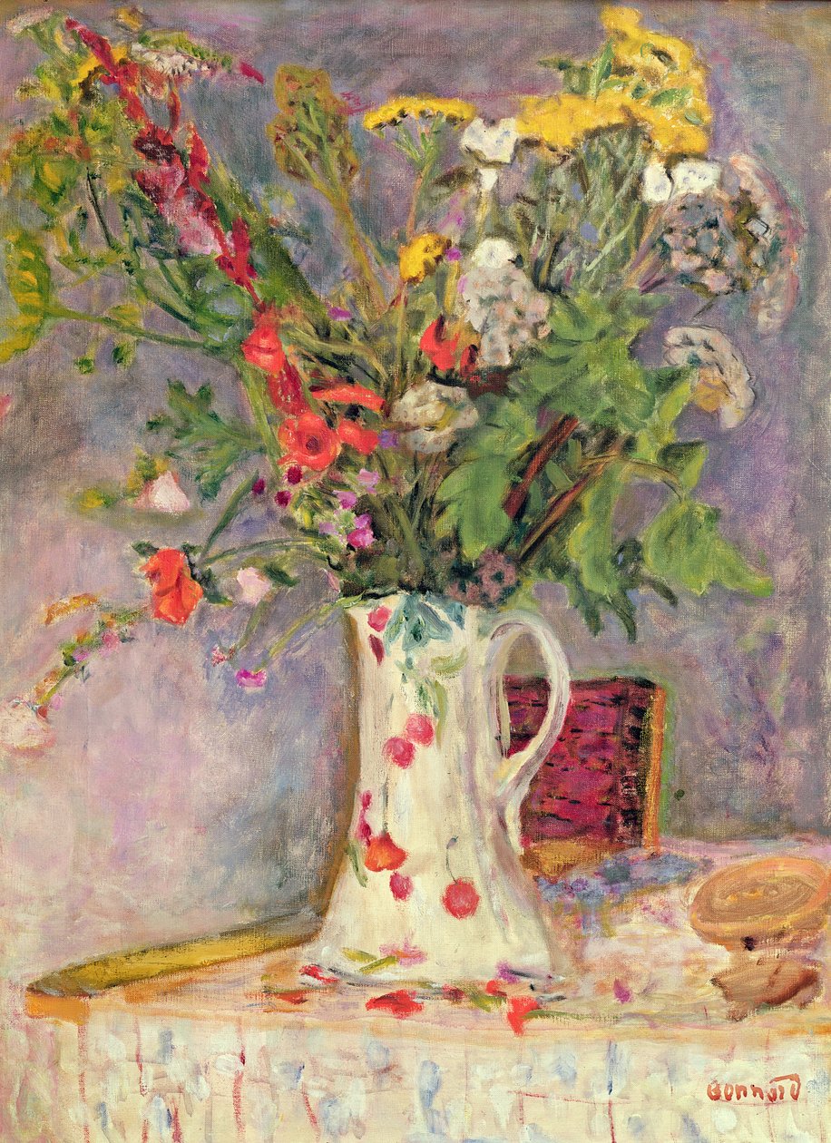 Vilda blommor, ca 1916 av Pierre Bonnard