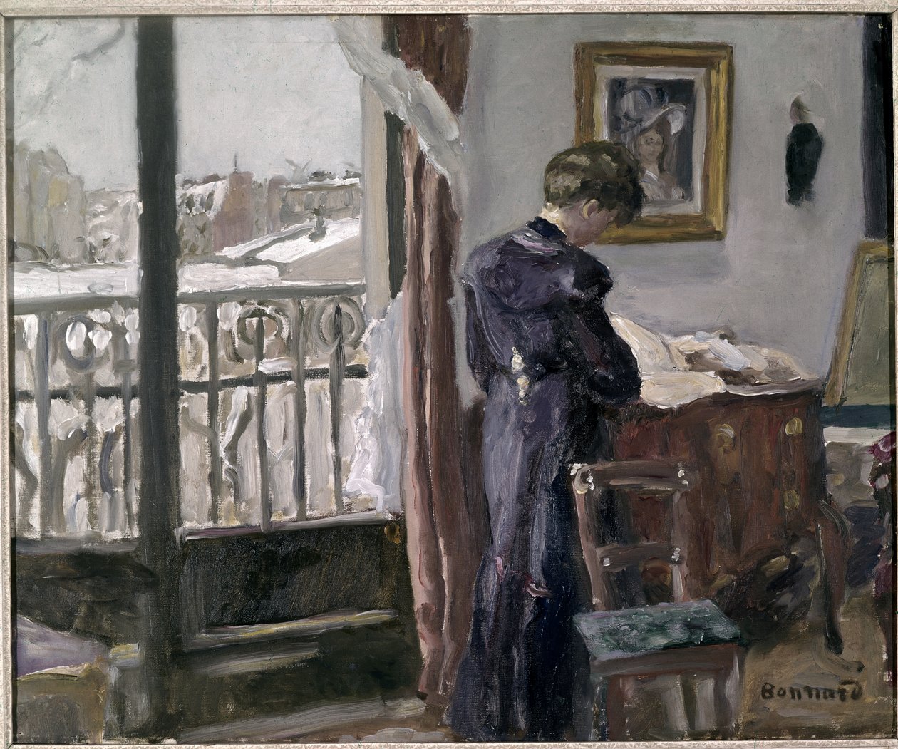 Vinterdag av Pierre Bonnard