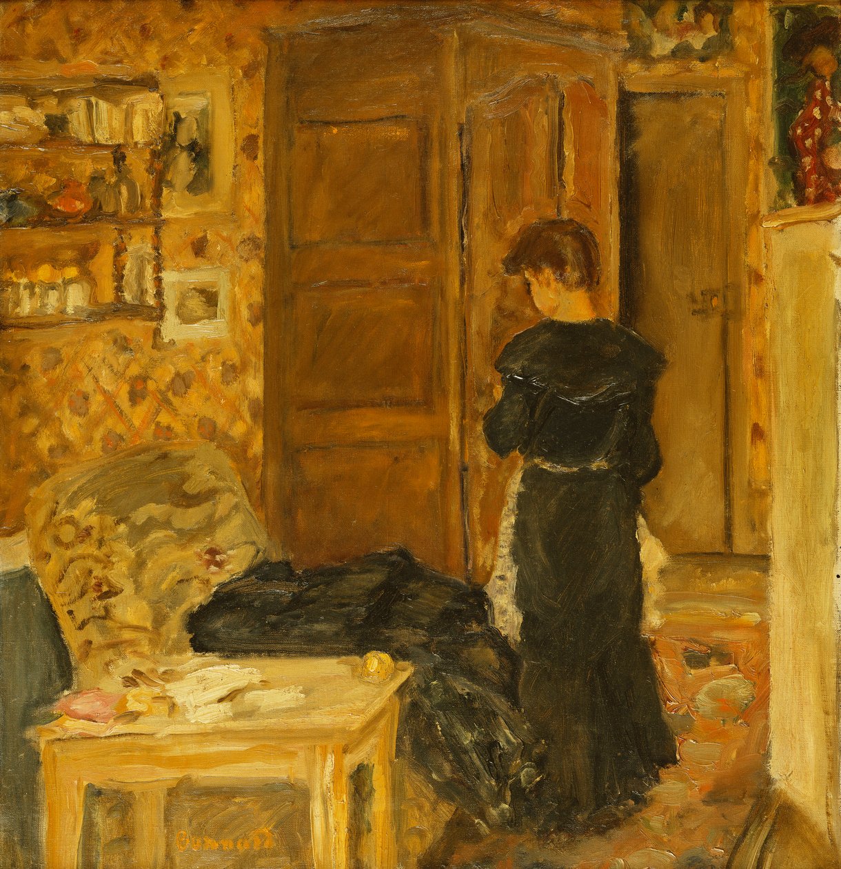 Kvinna i en interiör; Femme a l