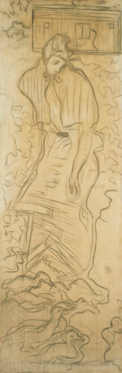 Kvinna med ankor; Ankkvinnan av Pierre Bonnard