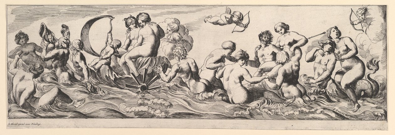 Bacchanal, 1600-talet. av Pierre Brebiette