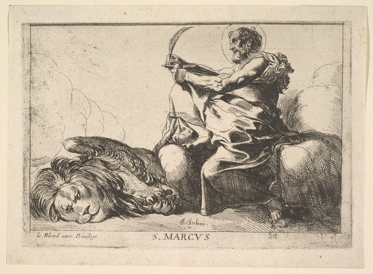 Markus, 1615-42. av Pierre Brebiette