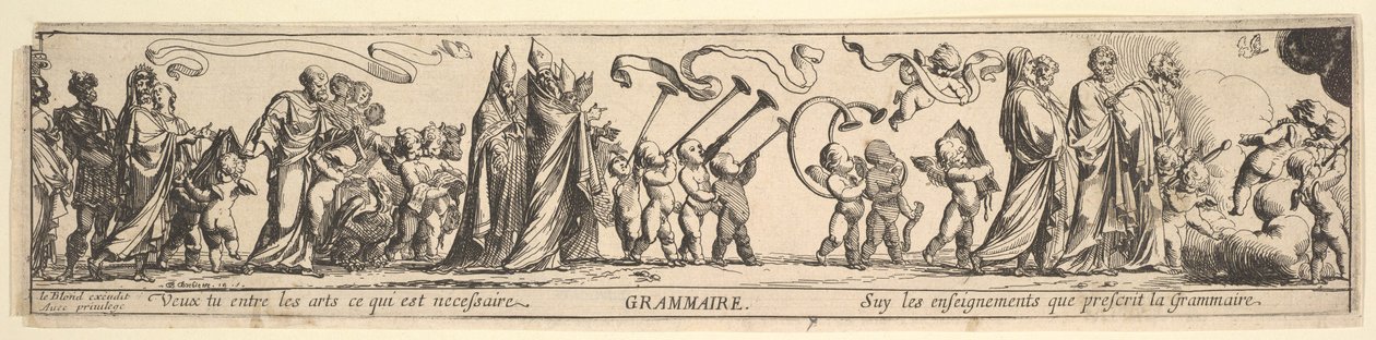 Grammatikens triumf, 1600-talet. av Pierre Brebiette