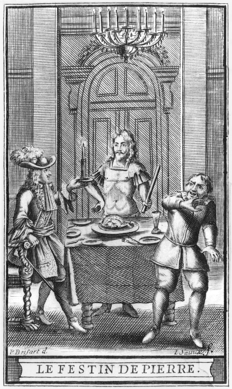 Don Juan and the Commendatore, frontispiceillustration från 