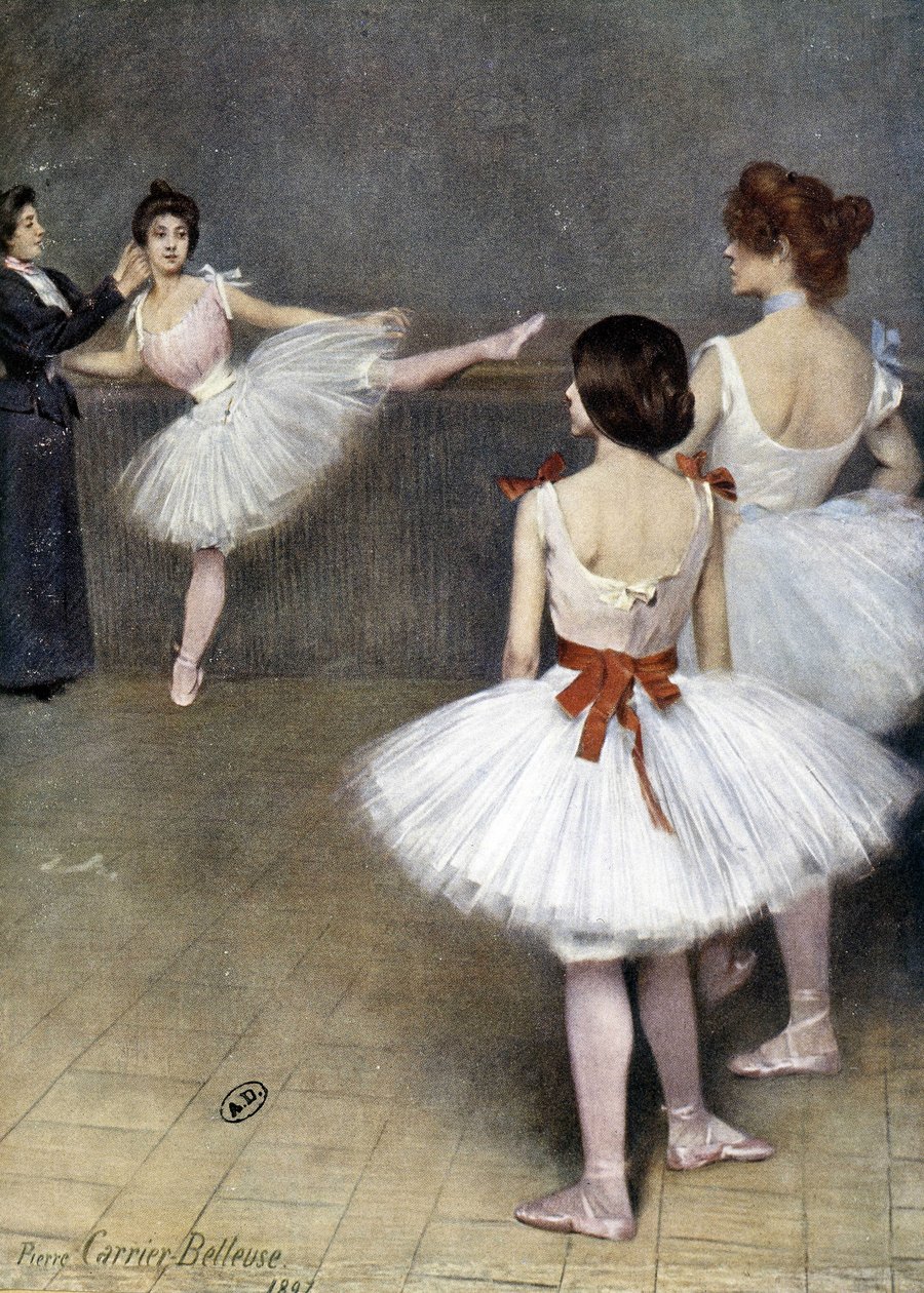 Klassisk dans: ballerinor 1897 av Pierre Carrier Belleuse av Pierre Carrier Belleuse