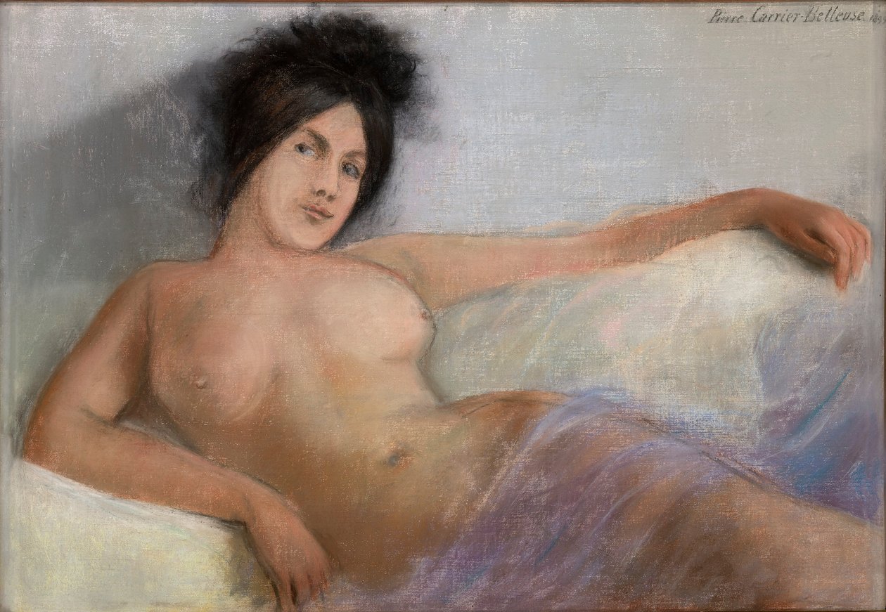 Liggande modell av Pierre Carrier-Belleuse
