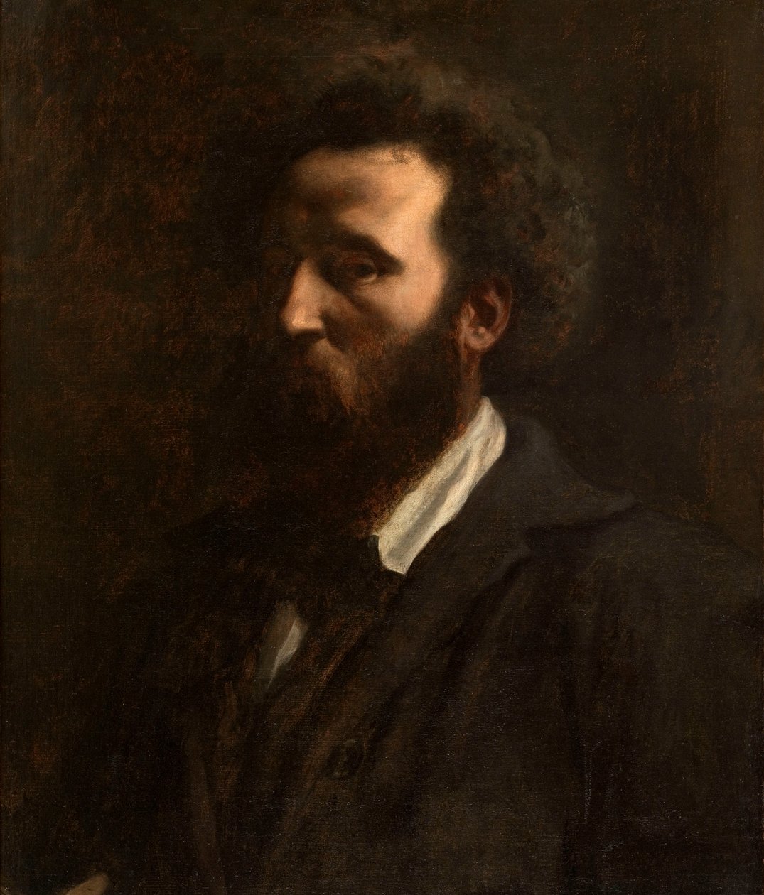 Självporträtt, 1857. av Pierre Cécil Puvis de Chavannes
