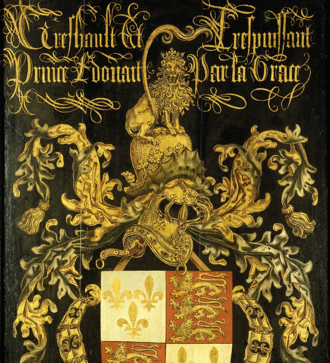 Sköld av Edvard IV (1442-83), kung av England, i hans egenskap av riddare av orden av det gyllene skinnet av Pierre Coustain (attributed to)