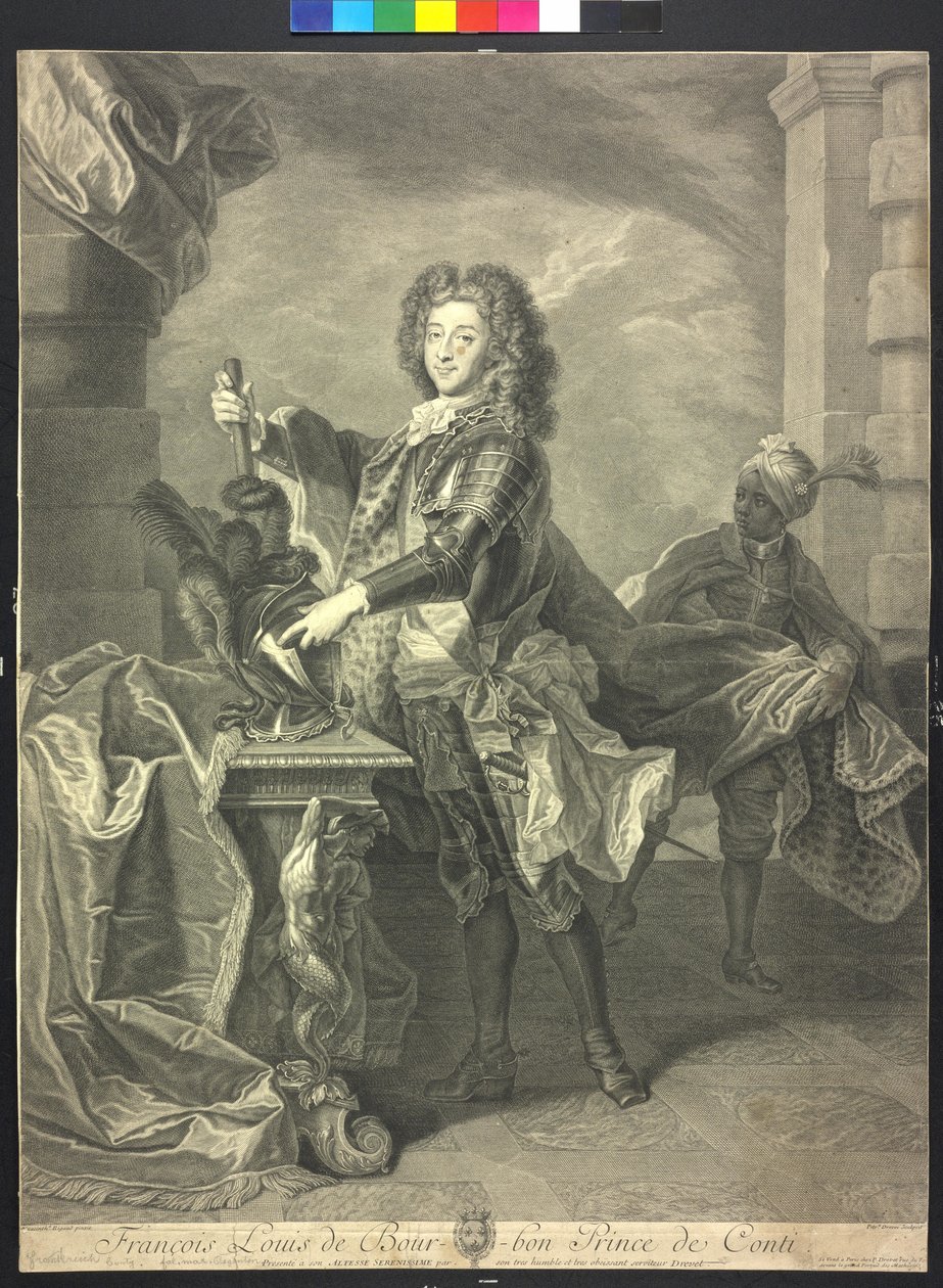 Franz Ludwig Ärkehertig Conty (gravyr) av Pierre Drevet
