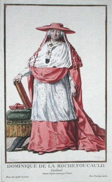 Kardinal Dominique de la Rochefoucauld (1712-1800) från 