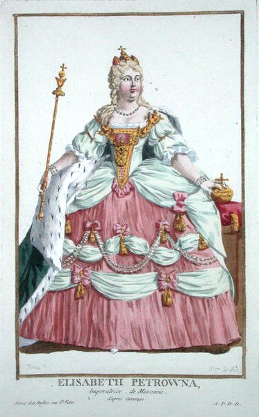 Elizabeth Petrovna (1709-62) Kejsarinna av Ryssland (1741-62) från 