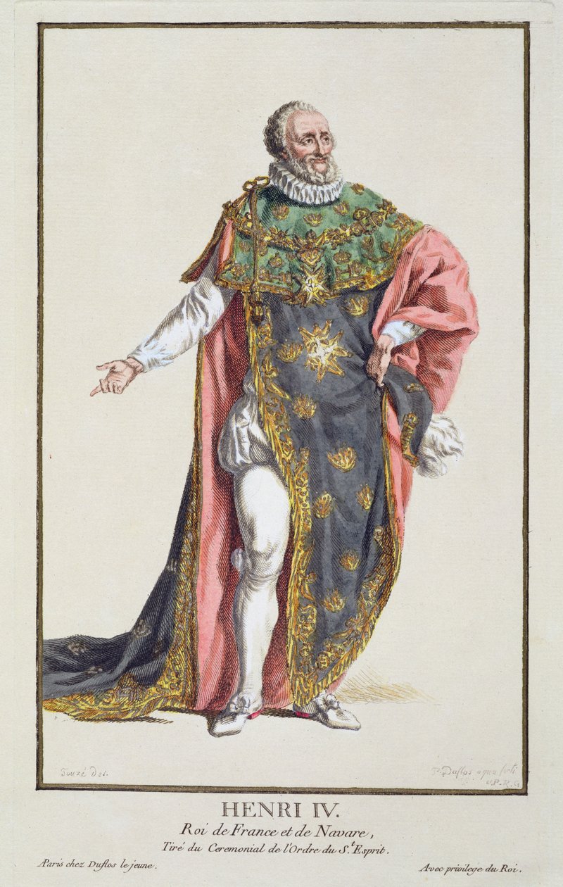 Henri IV (1553-1610) Kung av Frankrike, från 