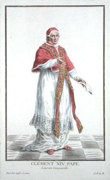 Lorenzo Ganganelli (1705-74) Påven Clemens XIV (1769-74) från 