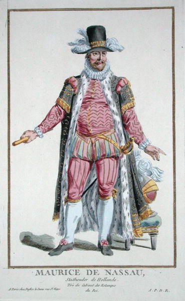 Prins Maurice av Nassau (1567-1625) Stadsinnehavare av den holländska republiken från 