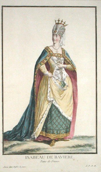 Drottning Isabella av Bayern (1371-1435) från 