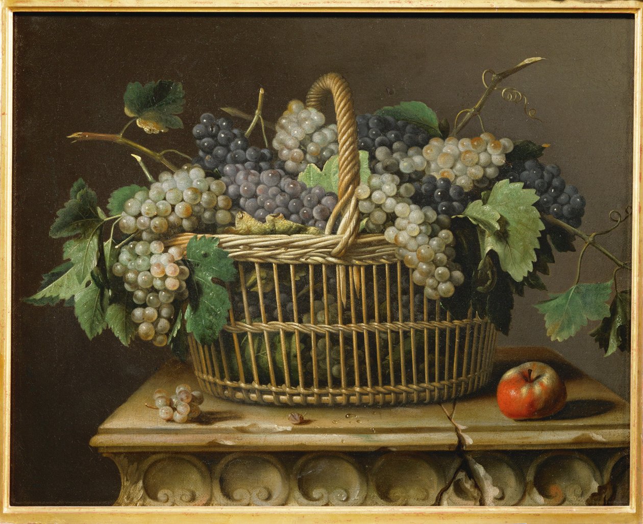 Panier de raisins - En korg med druvor ... av Pierre Dupuis