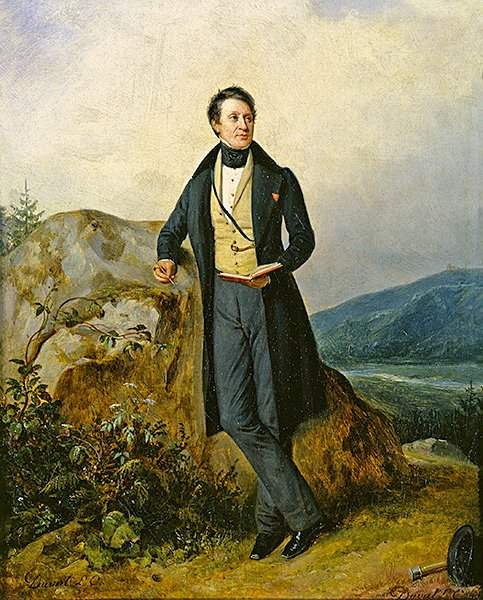 Porträtt av en gentleman (olja på duk) av Pierre Duval Lecamus