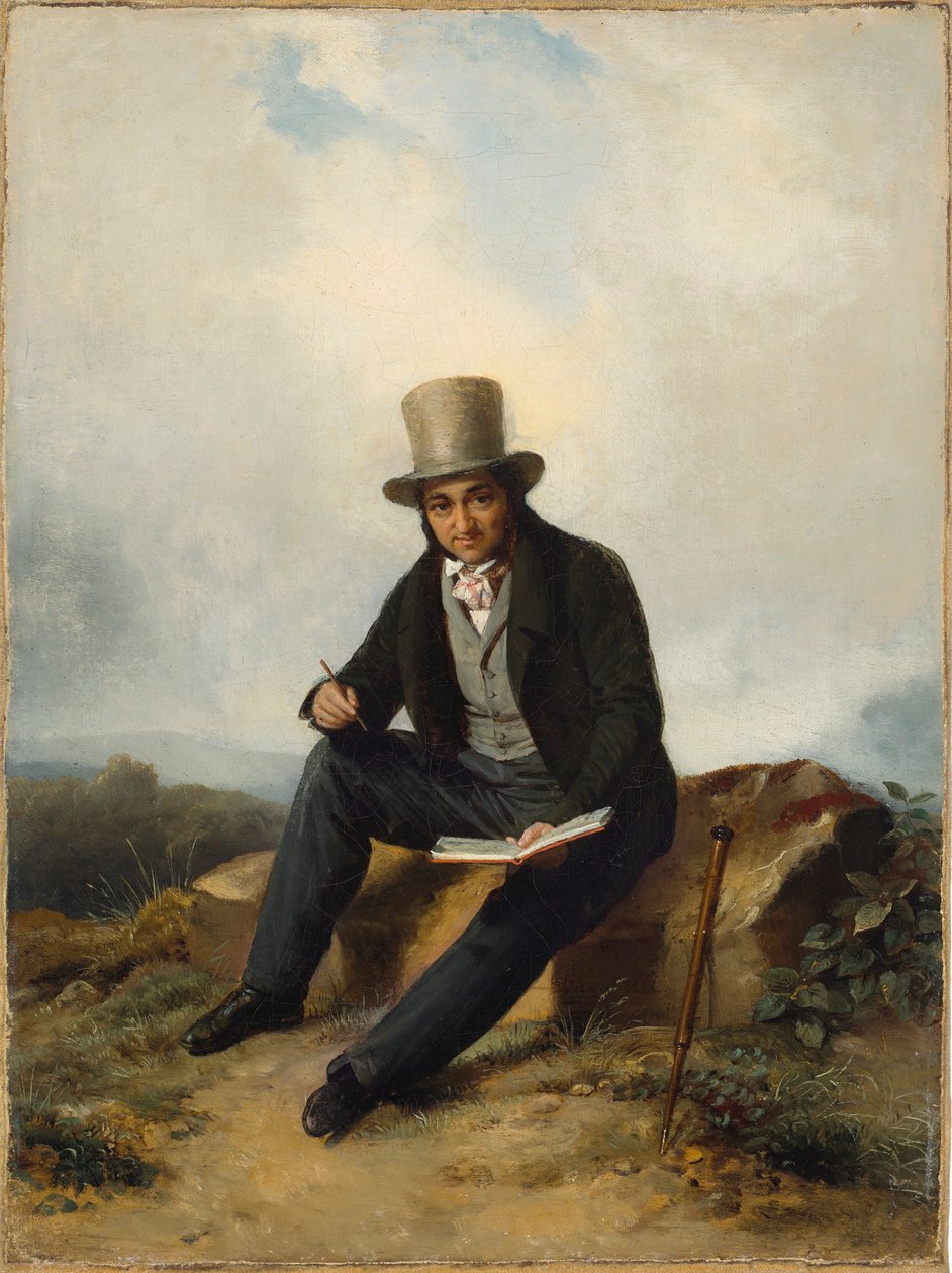 Porträtt av André Jolivard 1787-1851. av Pierre Duval Le Camus