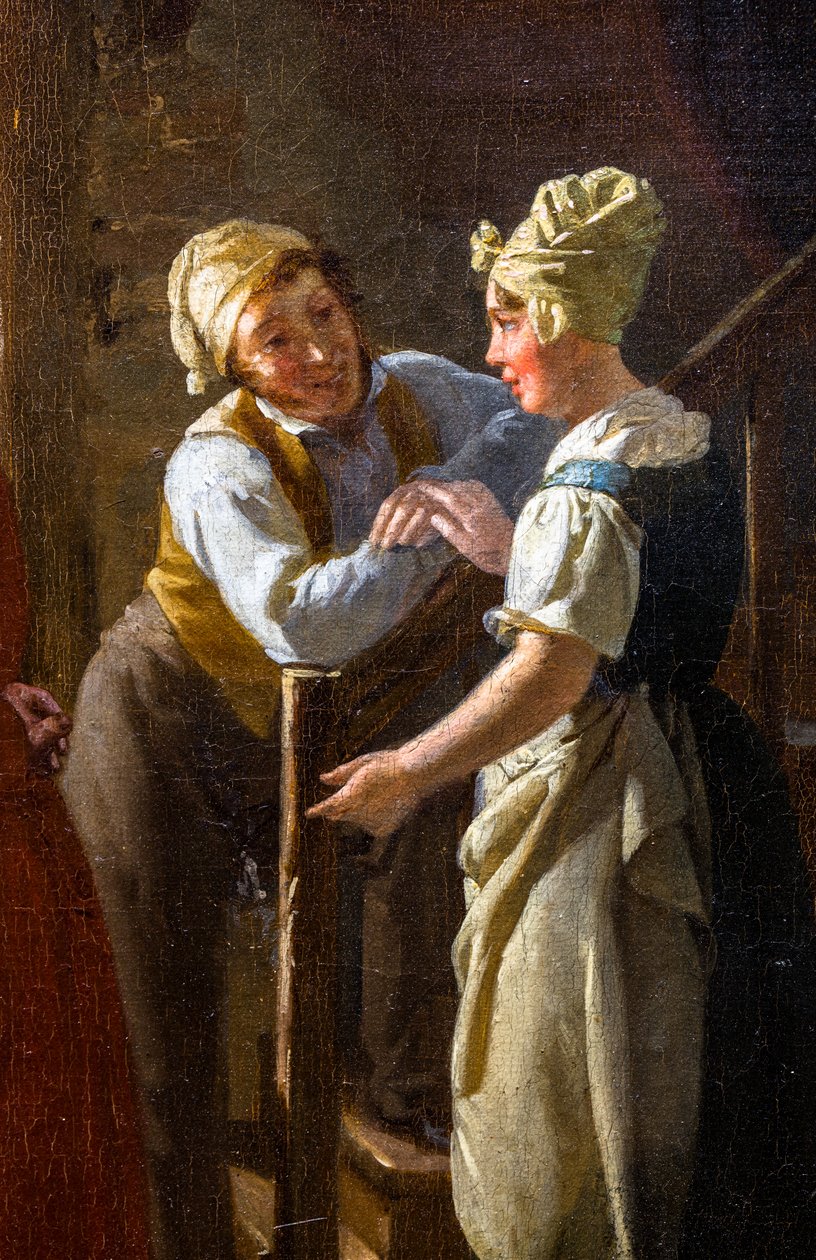 The Cancans hos dörrkvinnan av Pierre Duval Le Camus