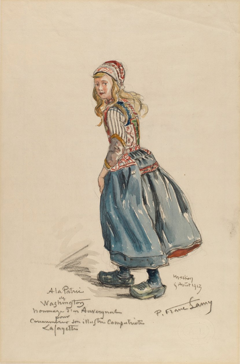 Bondeflicka av Pierre Franc Lamy