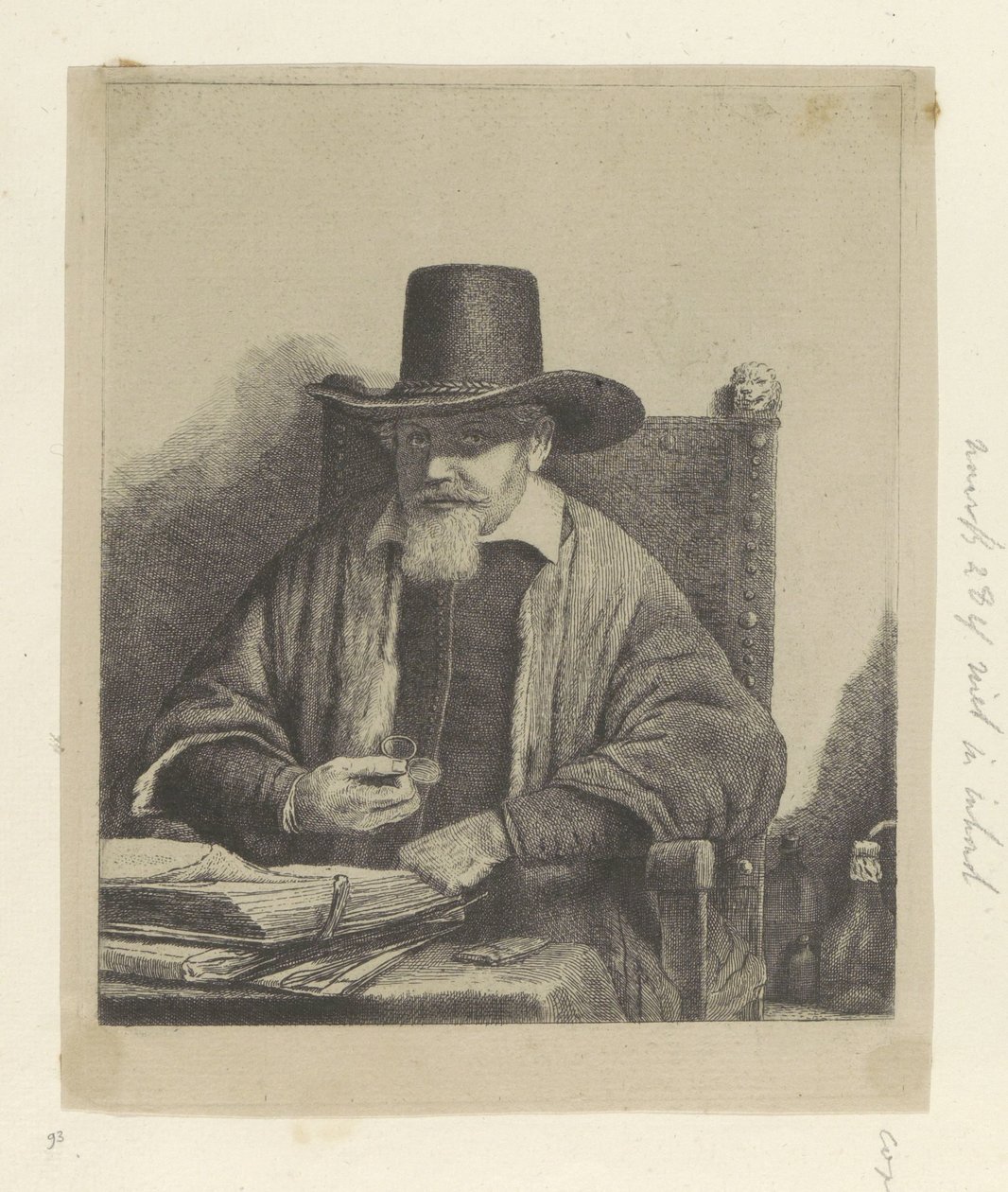 Porträtt av inspektör Arnold Tholinx Samling av åttiofem originaltryck (serietitel) av Pierre François Basan