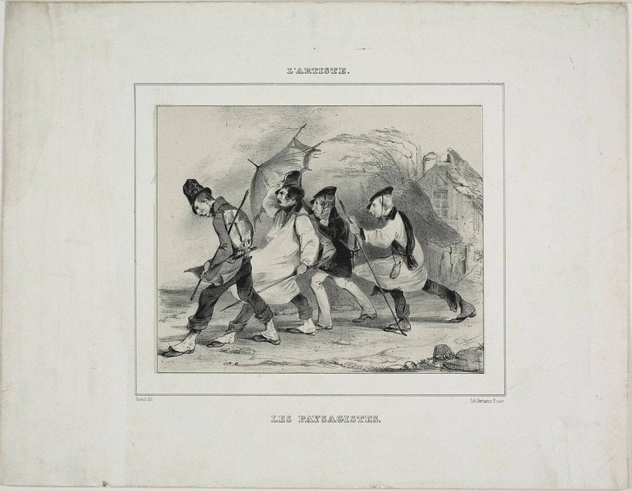 Landskapsmålarna av Pierre François Eugène Giraud