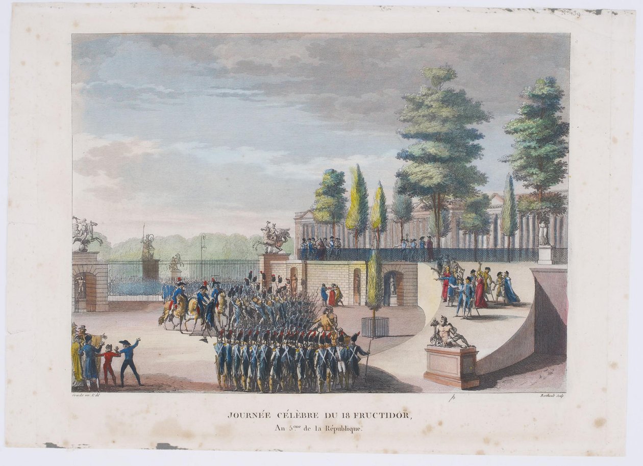 Kuppen av 18 Fructidor, år V, 1804 av Pierre Gabriel Berthault