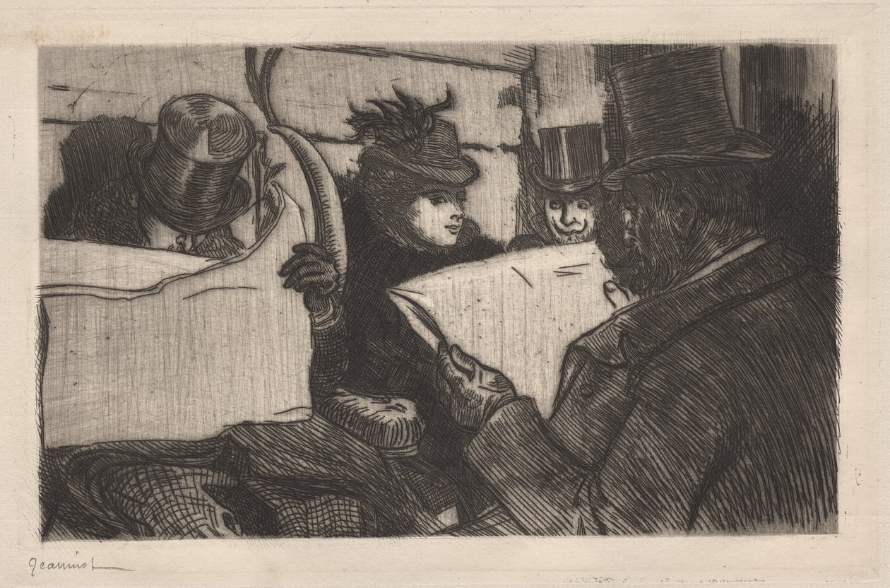 Kvällståg av Pierre Georges Jeanniot