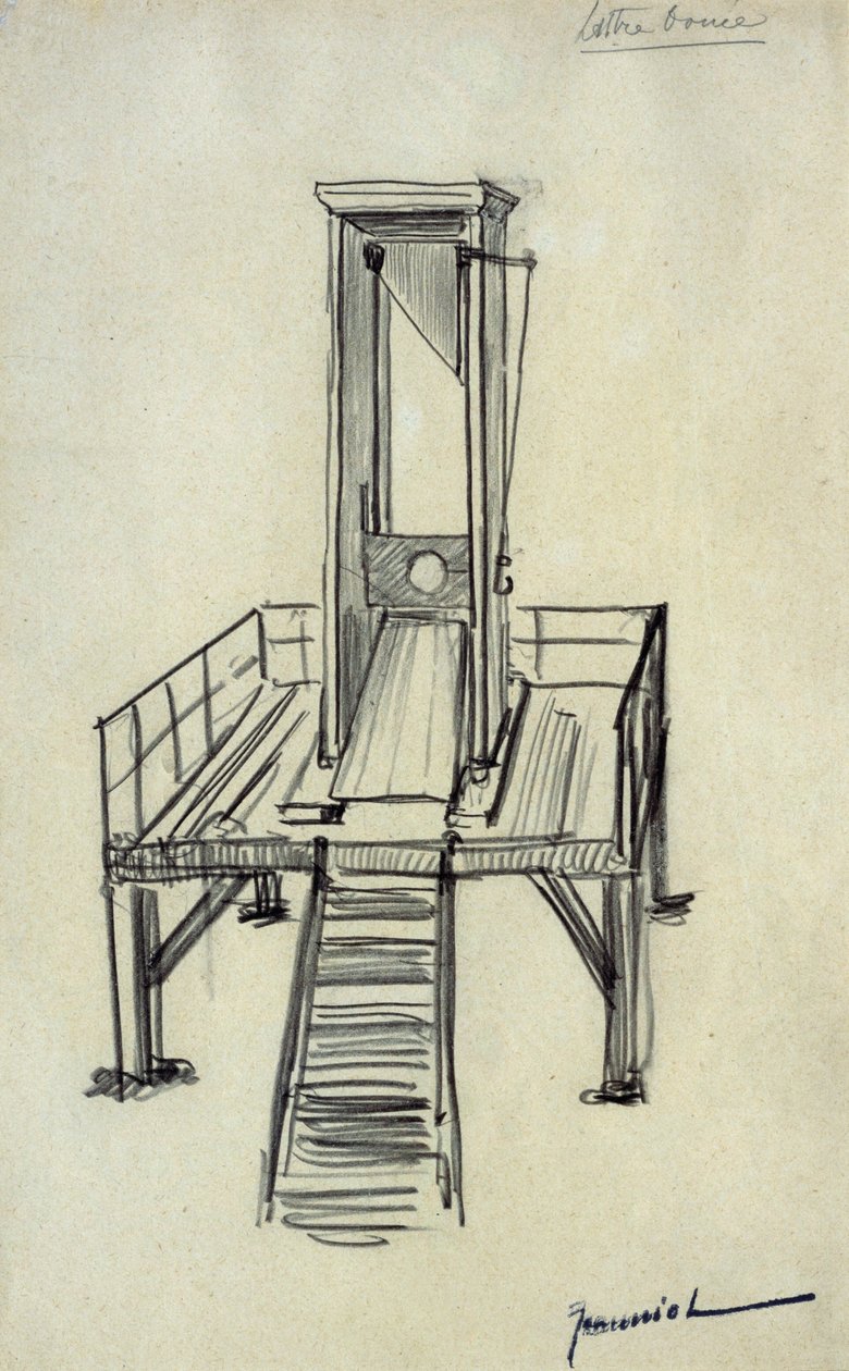 Giljotin av Pierre Georges Jeanniot