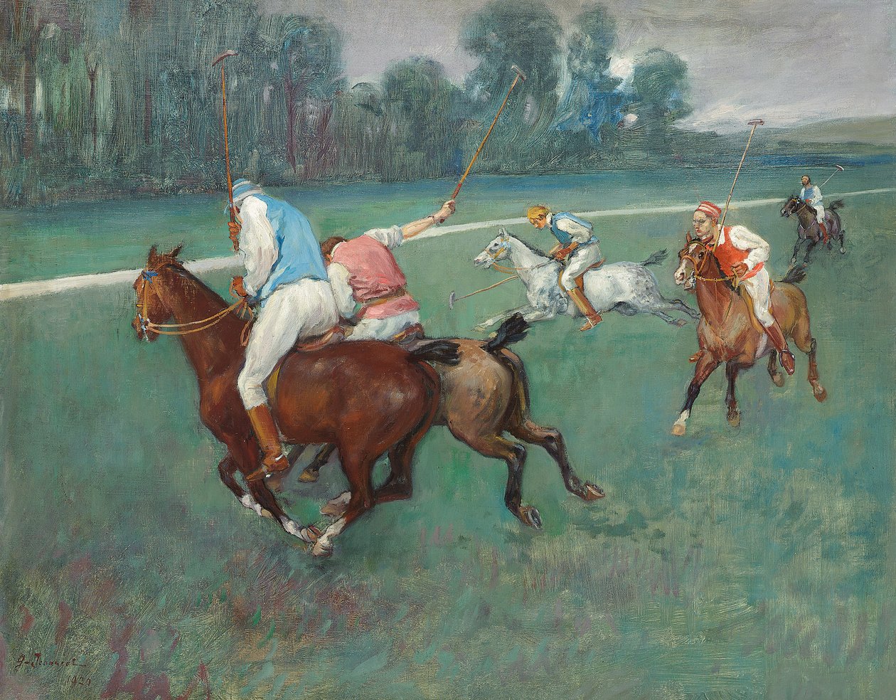Polospelare av Pierre Georges Jeanniot
