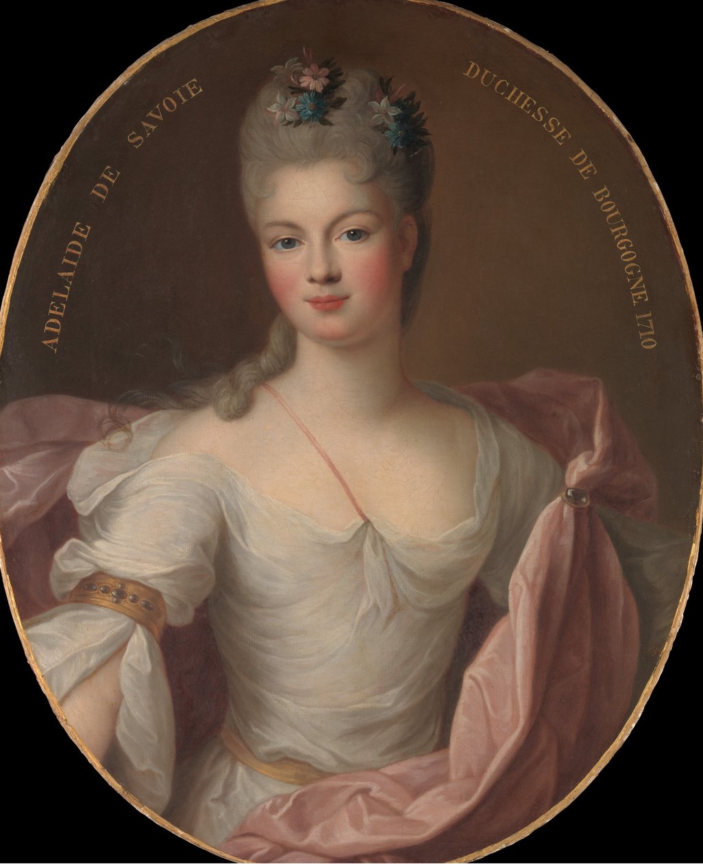 Marie Adelaide av Savojen 1685-1712, hertiginna av Bourgogne, 1710. av Pierre Gobert