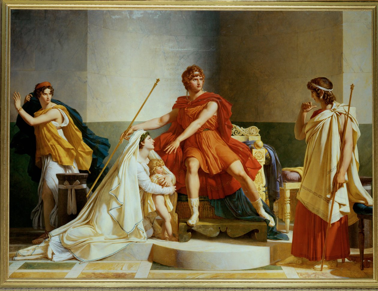 Andromache och Pyrrhus... av Pierre Guérin