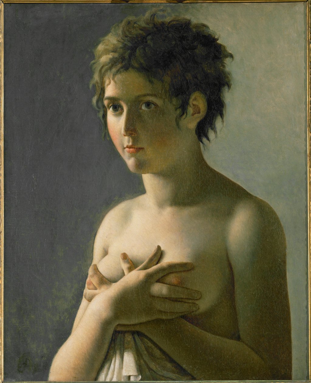 Byst av en ung flicka ... av Pierre Guérin