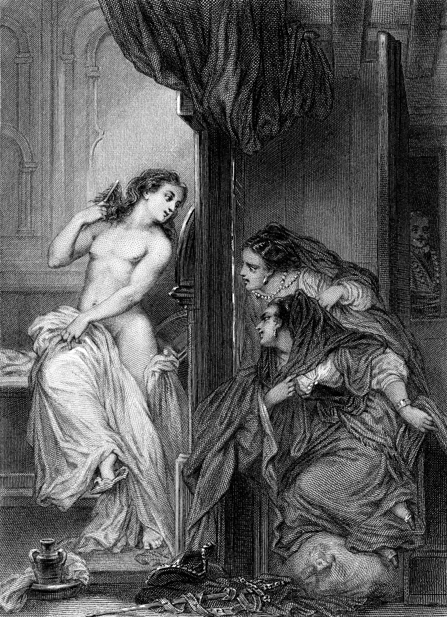 Sagan om Jenni, av Voltaire av Pierre Gustave Eugene (1817 82) Staal