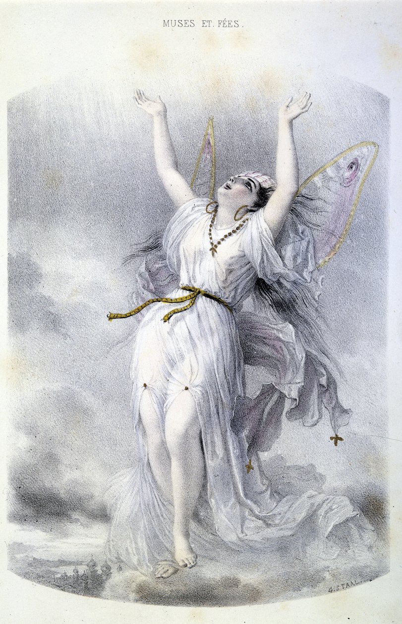 Fairy: La Peri - i "Mythological women", av Mery och Foelix, ill. av G. Staal, red. av Gouet av Pierre Gustave Eugene Staal