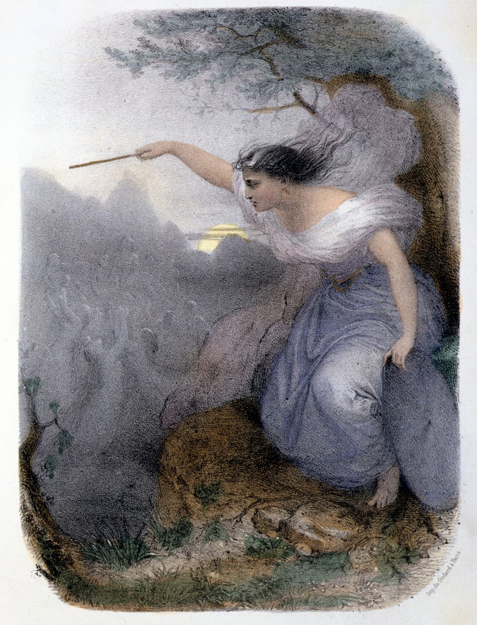 The Fairy Willis - i "Mythological Women", av Mery och Foelix, ill. av G. Staal, red. av Gouet av Pierre Gustave Eugene Staal