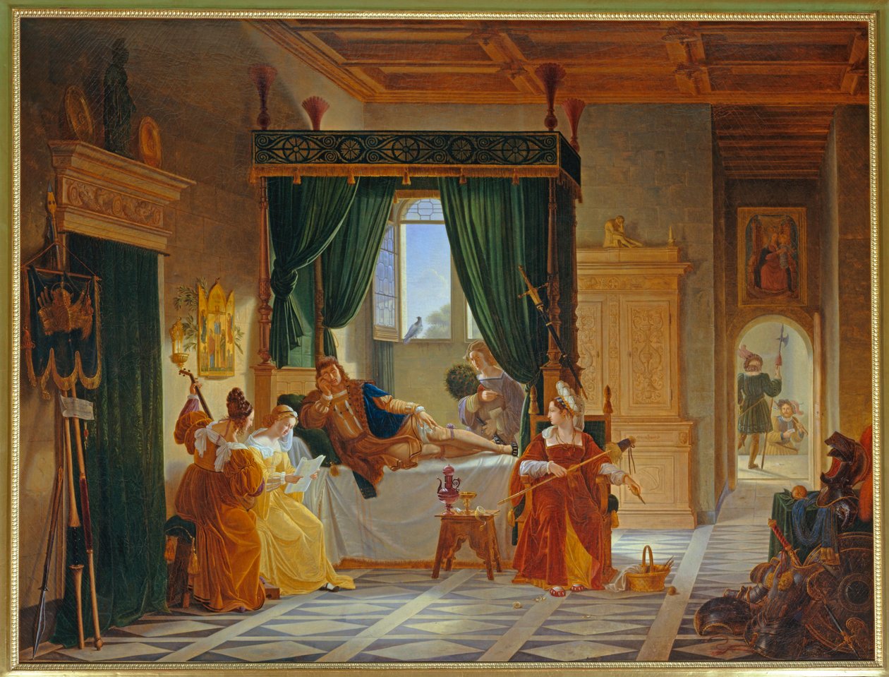 La convalescence de Bayard - Bayards tillfrisknande ... av Pierre Henri Revoil